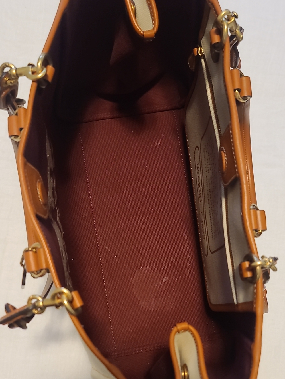 Coach Canvas Tote - Picture 3 of 9